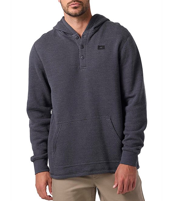 O'Neill Timberlane Long Sleeve Pique Terry Hoodie, Phantom - Image 1