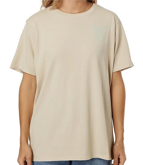 Color:Stone - Image 1 - Transcend Oversized Graphic Tee