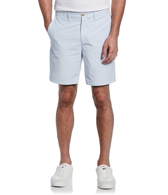Color:Cerulean - Image 1 - Big & Tall Solid Stretch 10#double; Inseam and 11#double; Inseam Shorts