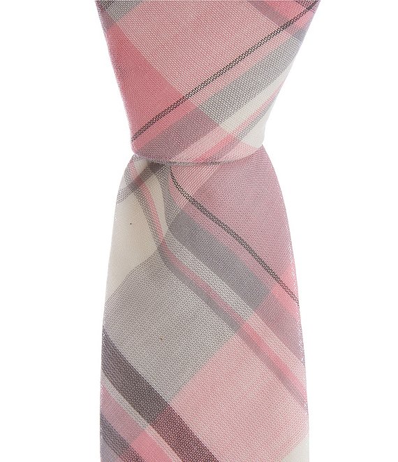 Original Penguin Lustra Plaid 2 1/2#double; Woven Tie