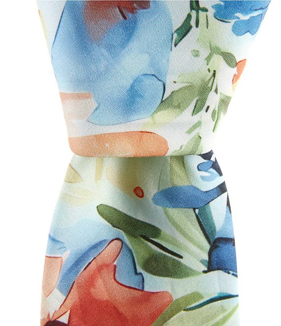 Original Penguin Miltner Floral 2 1/2#double; Woven Tie