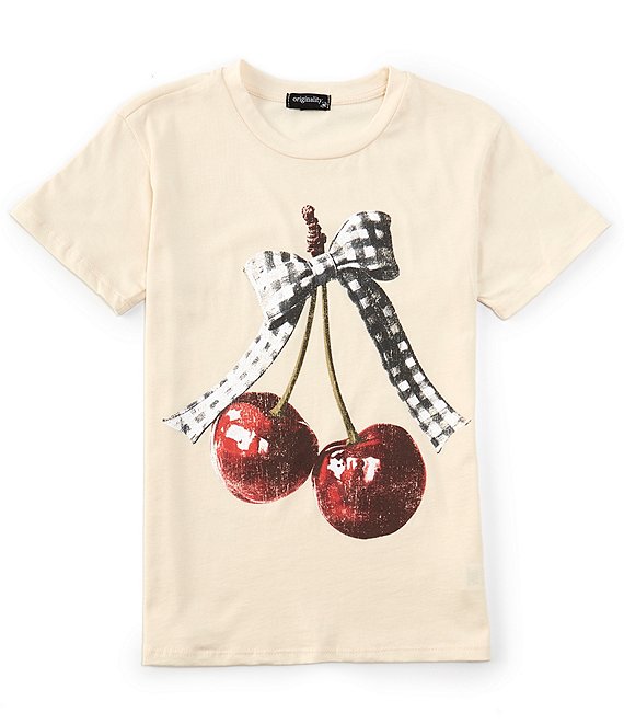 Cherry Bow Washed Tee Cherry Bow Washed Tee