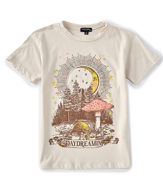 Originality Big Girls 7-16 Daydream Mushroom Screen Print T-shirt ...