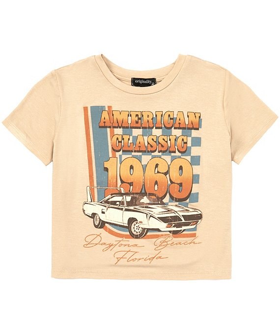 Originality Big Girls 7-16 Short Sleeve American Classic T-Shirt