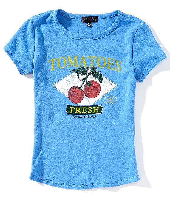 Originality Big Girls Tomatoes Graphic Baby T-Shirt