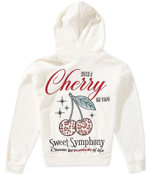 Originality Big Girls Long Sleeve 'With A Cherry On Top' Printed Originality Big Girls Long Sleeve 'With A Cherry On Top' Printed