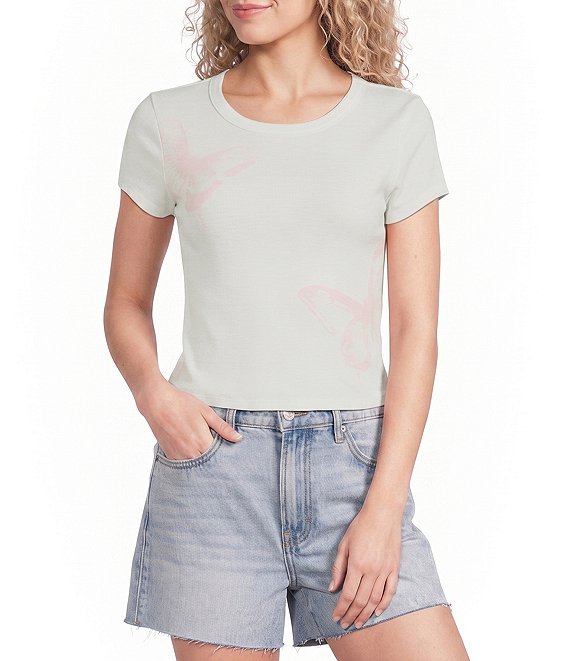Originality Butterfly Short Sleeve Baby Tee