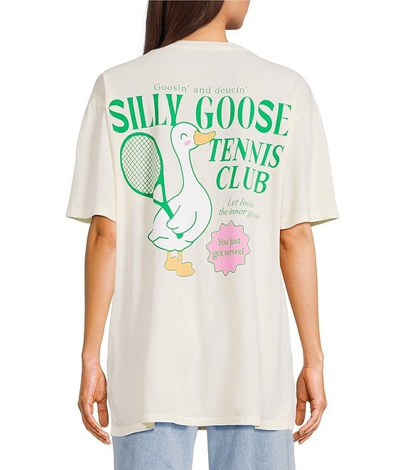 Originality Oversized Short Sleeve Silly Goose Graphic Tee | Dillard's