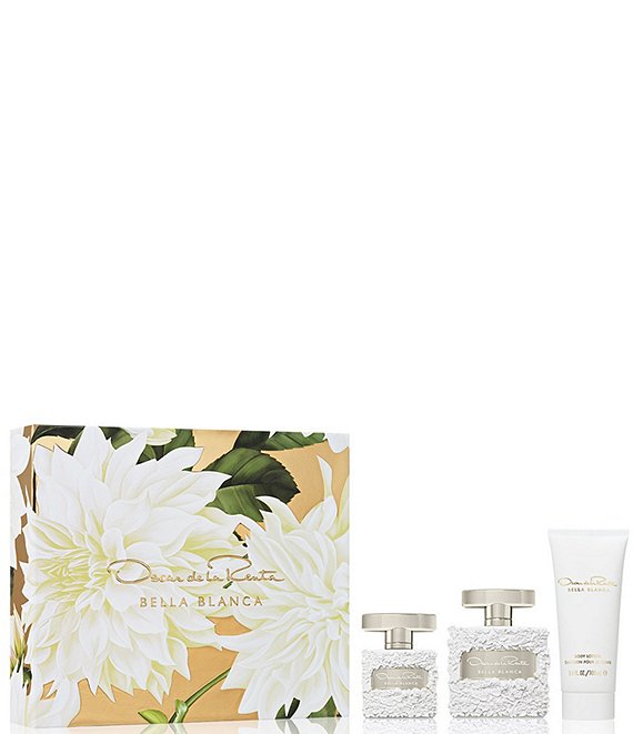 Oscar de la Renta Bella Blanca Eau de Parfum 3 Piece Gift Set