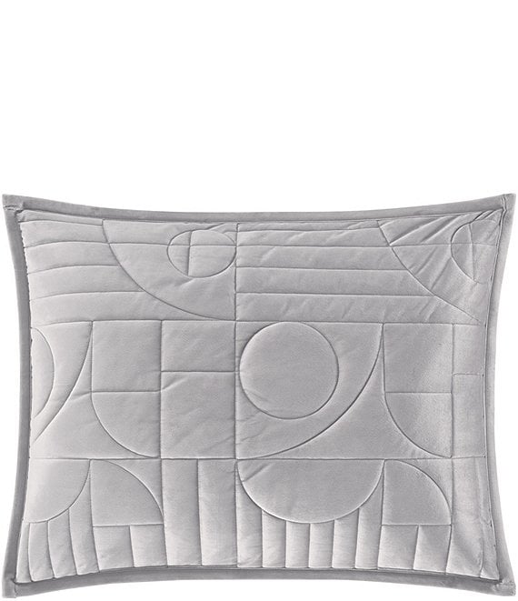 Color:Grey - Image 1 - Bryant Quilted Pillow Sham