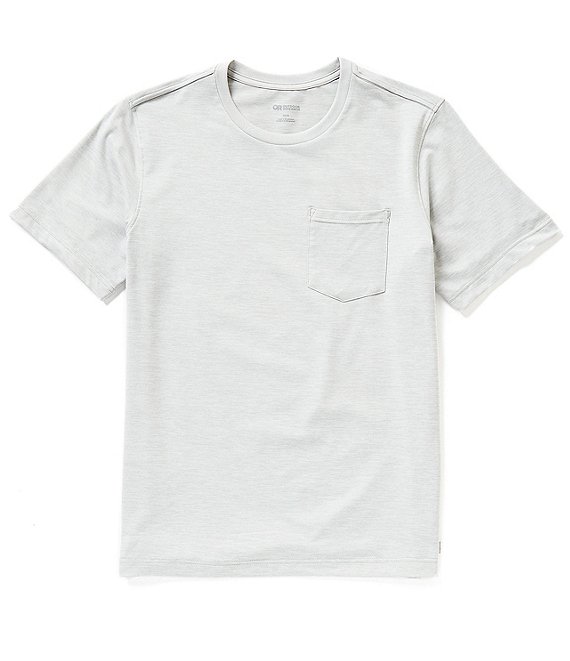 Color:Grey Heather - Image 1 - Essential Pocket Performance Short Sleeve T-Shirt