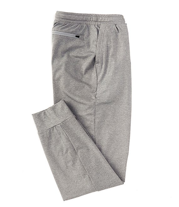 Color:Light Pewter Heather - Image 1 - Performance Stretch Baritone Jogger Pants