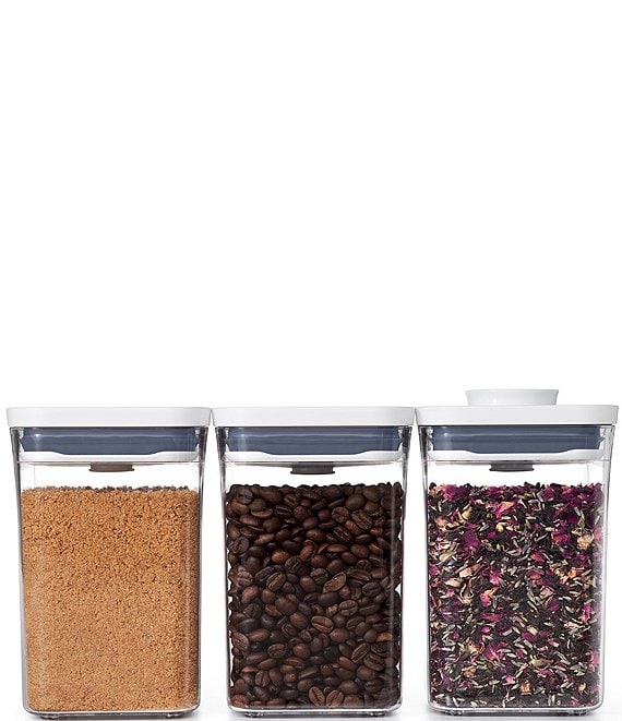 OXO 3-Piece Small Square Short POP Container Set