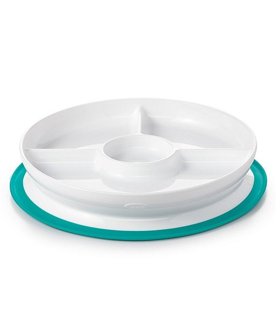  OXO Tot Silicone Plate Teal : Baby