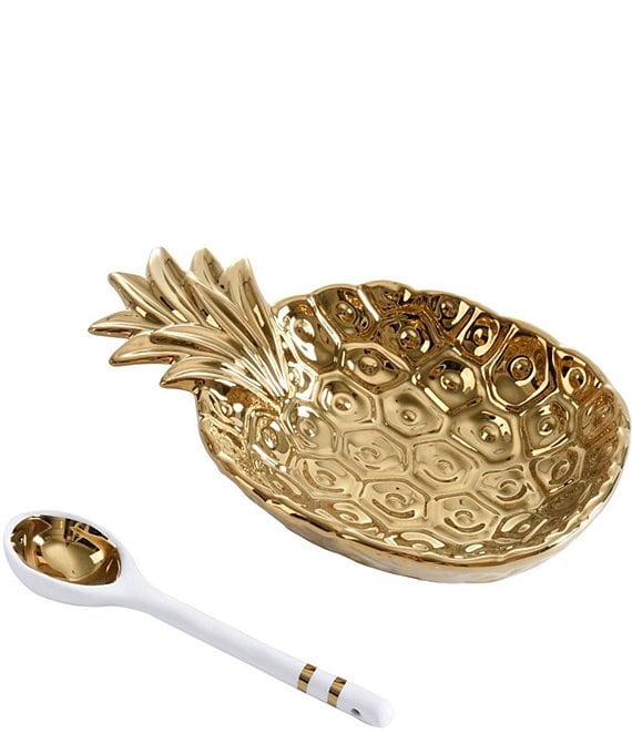 Color:Gold - Image 1 - Gold Pineapple Gift Set