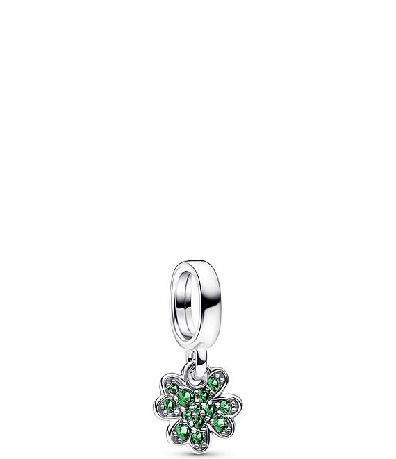 Pandora Four-Leaf Clover Sterling Silver Dangle Charm