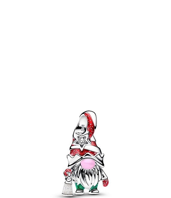 Pandora Glow-In-The-Dark Chrismtas Gnome Sterling Silver Charm
