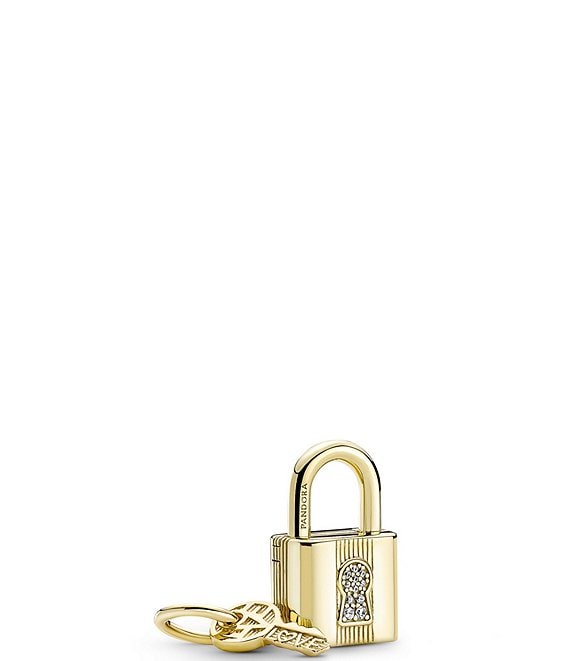 Pandora Gold Padlock And Key Charm