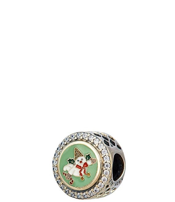 Pandora Mr. Bingle Christmas Button Charm