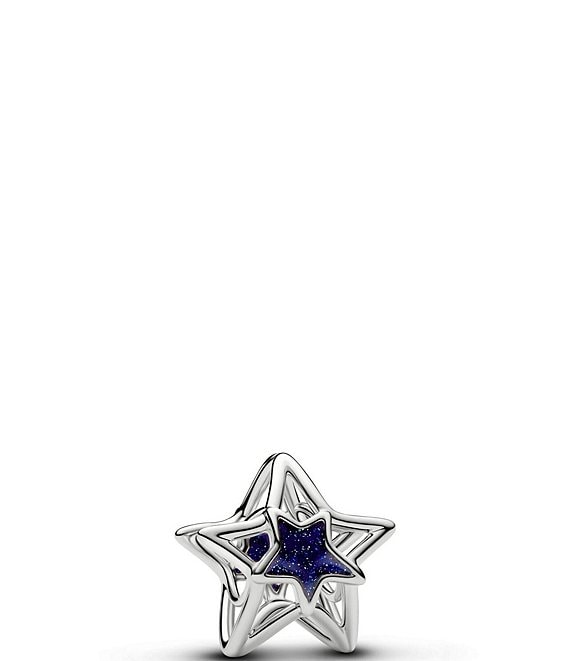Pandora Open Double Star Charm
