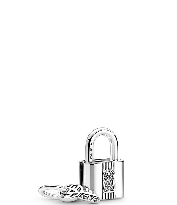 Pandora Padlock And Key Sterling Silver Charm