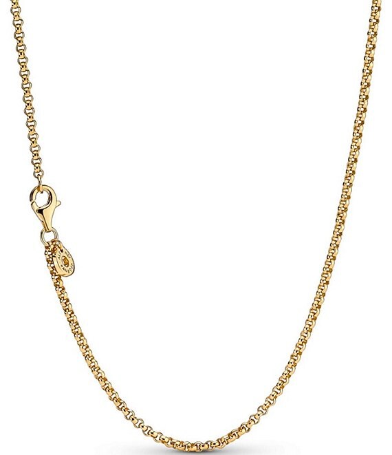 Pandora Rolo Gold Chain Necklace