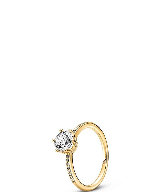 Pandora Sparkling Crown Solitaire Ring