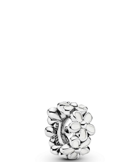 Pandora White Daisy Spacer Charm