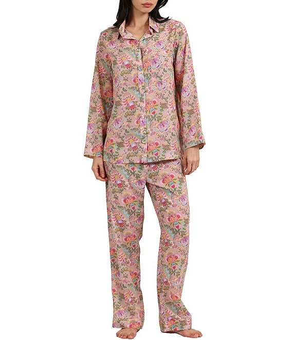 Papinelle Madeleine Floral Print Long Sleeve Liberty Fabric Pajama