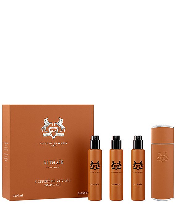 PARFUMS de MARLY Men's Althair Eau de Parfum Refillable Travel Set with Case