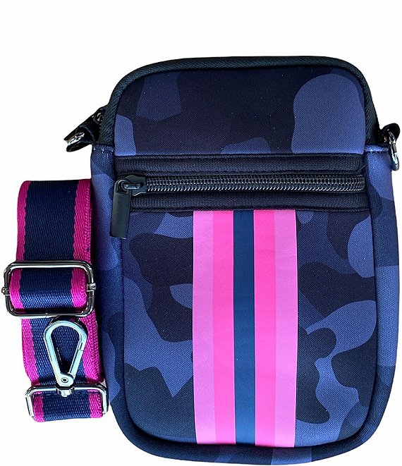 Parker & Hyde Neoprene Navy Camo Cellphone Crossbody Bag | Dillard's