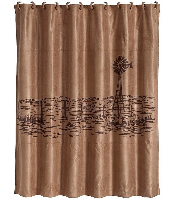 Paseo Road by HiEnd Accents Jasper Landscape Shower Curtain