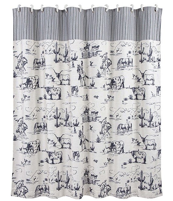Paseo Road by HiEnd Accents Ranch Life Western Shower Curtain