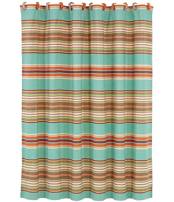Paseo Road by HiEnd Accents Serape Striped Shower Curtain