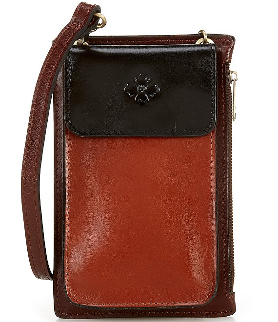 Patricia Nash Phone Crossbody Leather outlets Tan