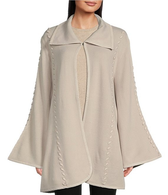 Patricia Nash Embroidered Open Sleeved Cape