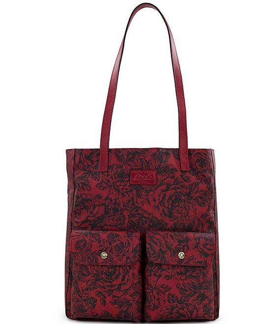 Color:Etched Roses - Image 1 - Etched Roses Collection Roses Print Alina Tote Bag
