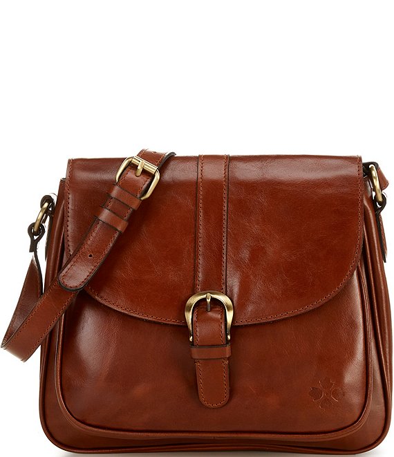 Patricia Nash Hamilton Vintage Distressed Leather Crossbody Bag Dillard s