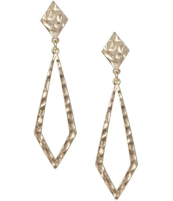 Patricia Nash Long Diamond 2'' Drop Earrings | Dillard's