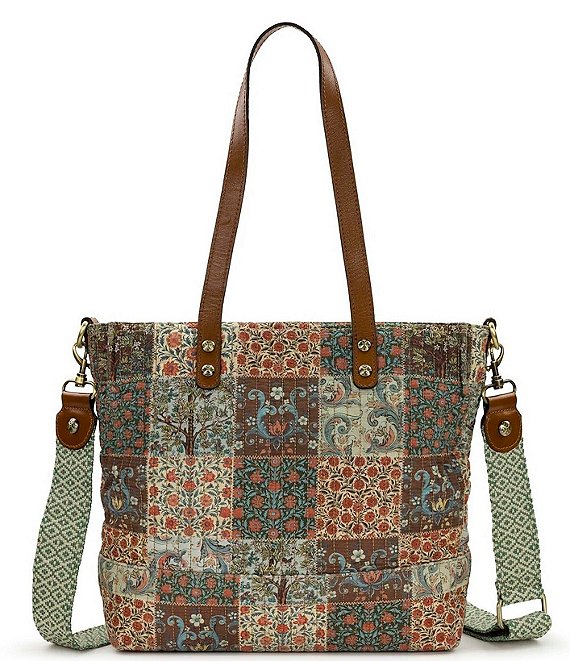 Patricia Nash Perugia Floral Patchwork Tote Bag