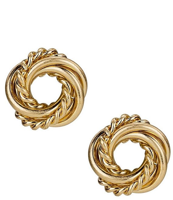 Patricia Nash Twist Knot Rope Stud Earrings
