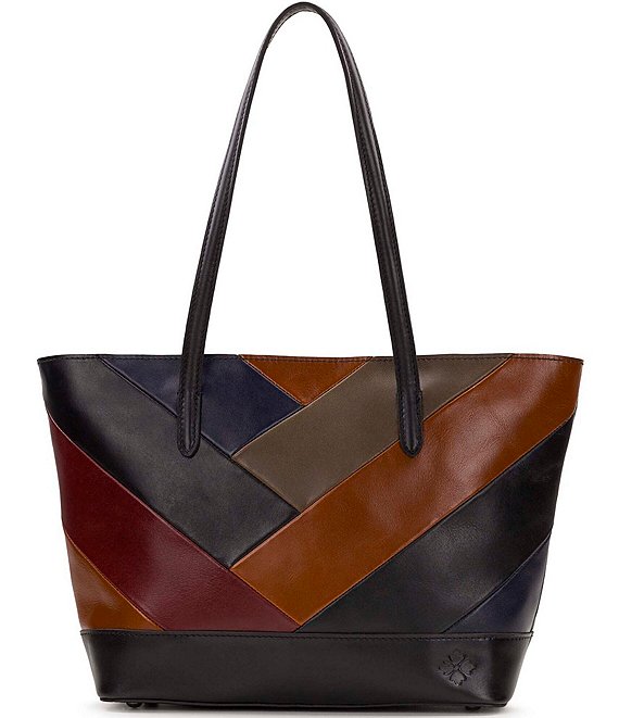 Patricia Nash Verzi Patchwork Tote Bag, Black - Image 1