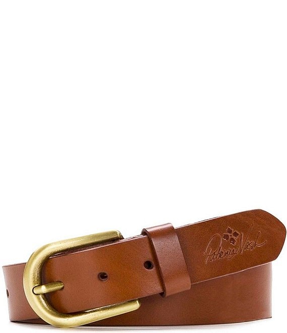 Patricia Nash 1.25#double; Vietri Leather Heritage Belt, Tan - Image 1