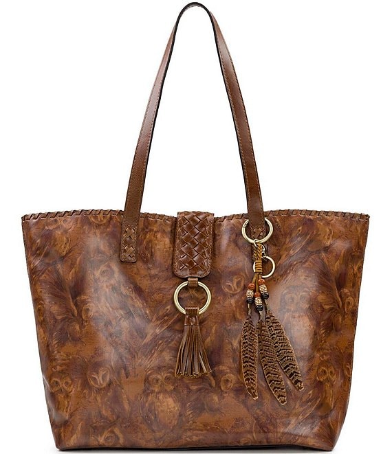 Patricia Nash Wyatt Tote Bag with Feathers Dillard s