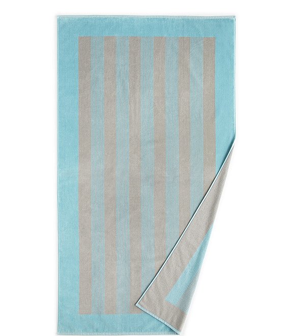 Soleil Stripe Beach Towels by Peacock Alley