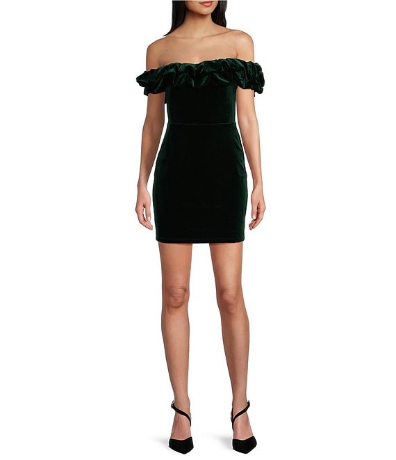 Gianni bini velvet shops dress