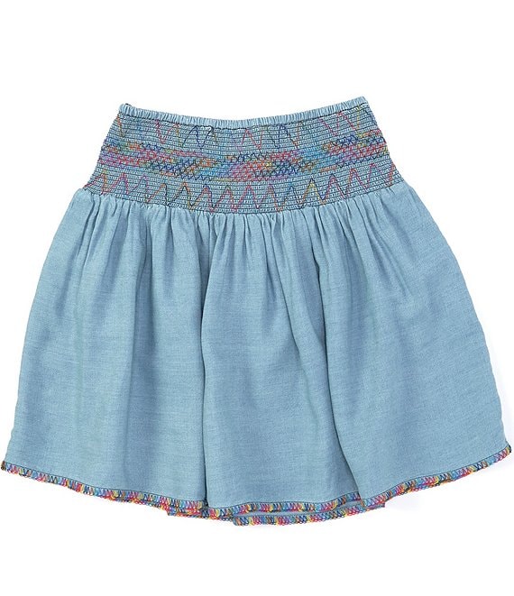 Peek Little Big Girls 2T 12 Donatella Pixie Denim Skirt Dillard s