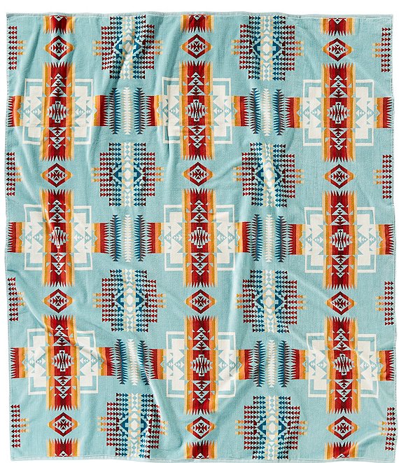 Chief Joseph Aqua Bath Towel