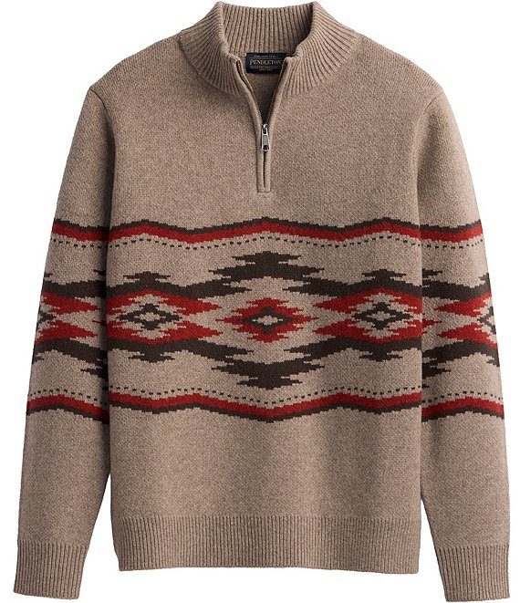 Pendleton Crown Point Lambswool Quarter-Zip
