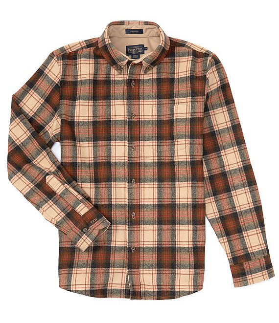 Pendleton Fireside Long Sleeve Woven Wool Shirt | Dillard's